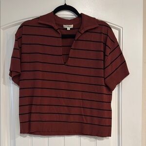 V neck sweater top MAX STUDIO LONDON